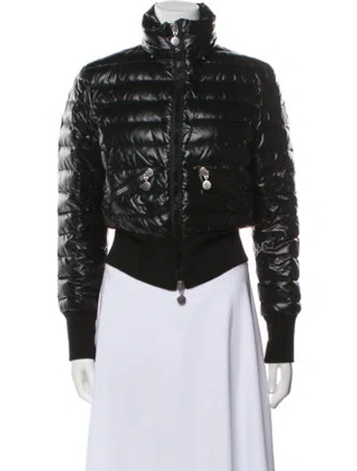 Pre-owned Moncler Bomber Jacket In Black