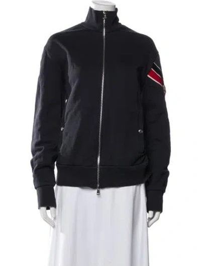 Pre-owned Moncler Bomber Jacket In Black