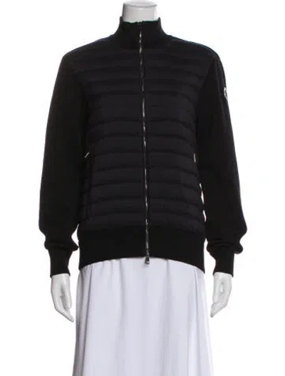 Pre-owned Moncler Bomber Jacket In Black