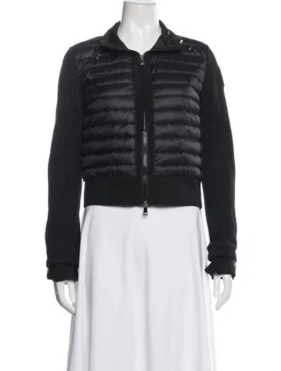 Pre-owned Moncler Bomber Jacket In Black