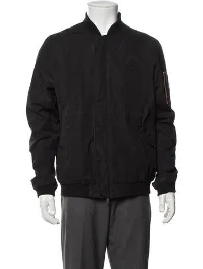Pre-owned Moncler Bomber Jacket In Black