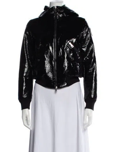 Pre-owned Moncler Bomber Jacket In Black