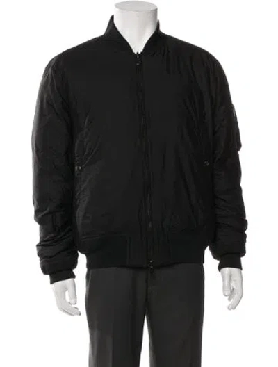 Pre-owned Moncler Bomber Jacket In Black