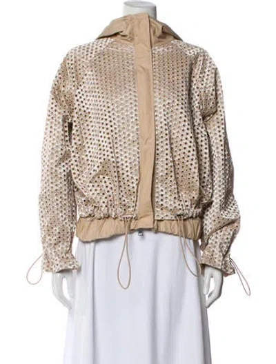 Pre-owned Moncler Bomber Jacket In Brown