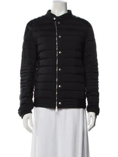 Pre-owned Moncler Bomber Jacket In Gray