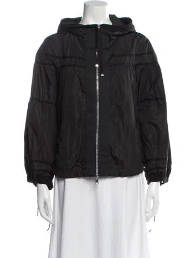 Pre-owned Moncler Bomber Jacket In Gray