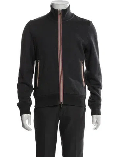 Pre-owned Moncler Bomber Jacket In Gray