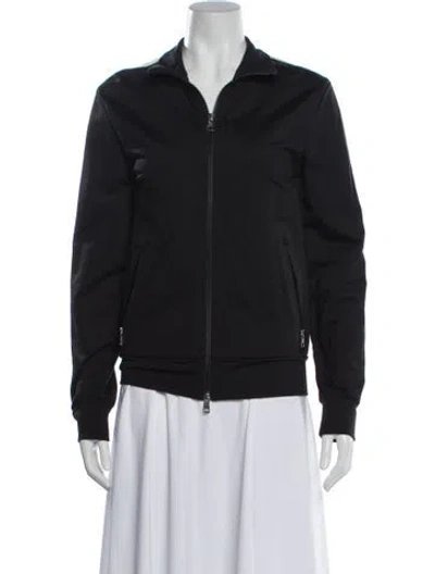 Pre-owned Moncler Bomber Jacket In Gray