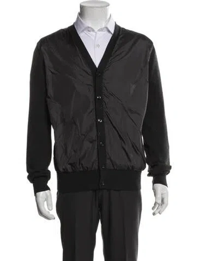 Pre-owned Moncler Bomber Jacket In Gray