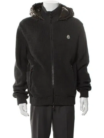 Pre-owned Moncler Bomber Jacket In Green