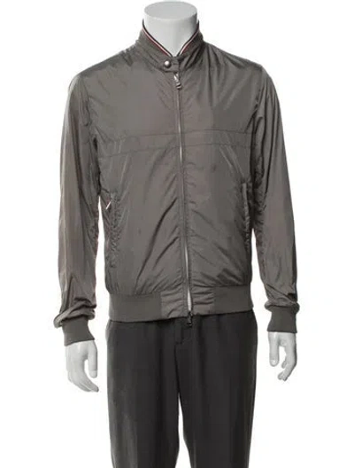 Pre-owned Moncler Bomber Jacket In Grey