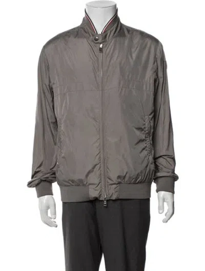 Pre-owned Moncler Bomber Jacket In Grey