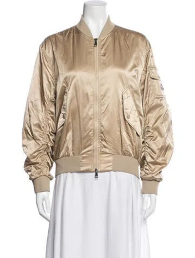 Pre-owned Moncler Bomber Jacket In Neutral