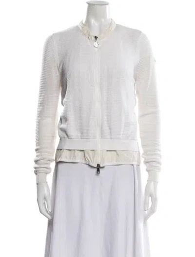 Pre-owned Moncler Bomber Jacket In Neutrals