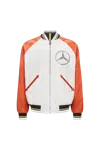 Moncler X Mercedes-benz By Nigo Satet Reversible Satin Bomber In オレンジ