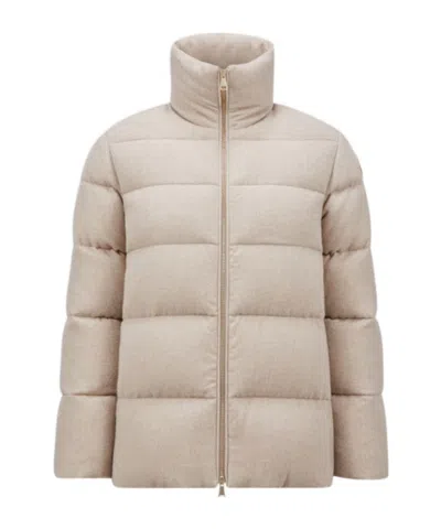 Moncler Bonaguil Jacket In Nude | ModeSens
