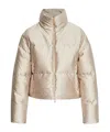 Moncler Bonnelles Quilted Down Jacket In Nude