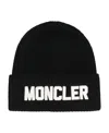 Moncler Wool Hat In Black
