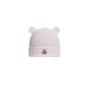 Moncler Bonnet En Laine Avec Oreilles D'ours En Peluche In Neutral