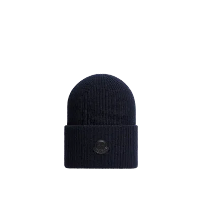 Moncler Wool & Cashmere Blend Beanie, Women, Blue, Size: One Size
