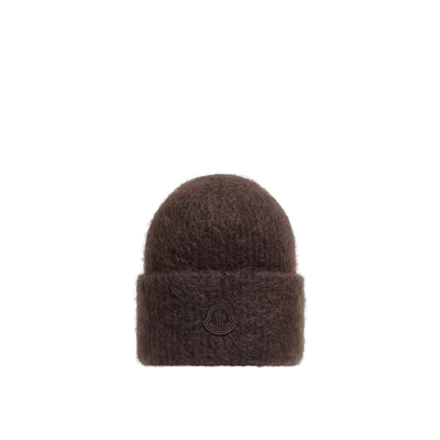 Moncler Bonnet En Laine Et Mohair Mélangés