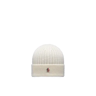 Moncler Bonnet En Laine In White