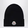 MONCLER MONCLER BONNET WITH LOGO PATCH