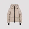 Moncler Bomber Jacket With Hood And Cuffs In Multi