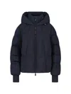 Moncler "bonnieure" Down Jacket In Blue