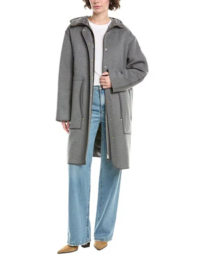 Moncler Bonrepos Wool & Cashmere-blend Jacket In Gray