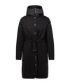 Moncler Doudoune Longue 3-en-1 En Laine Et Cachemire Bonreposse In Black