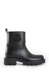 Moncler Kickstream Rubber Wellington Ankle Boots