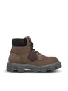 Moncler Peak City Lace-up Hiking Boots In Brown