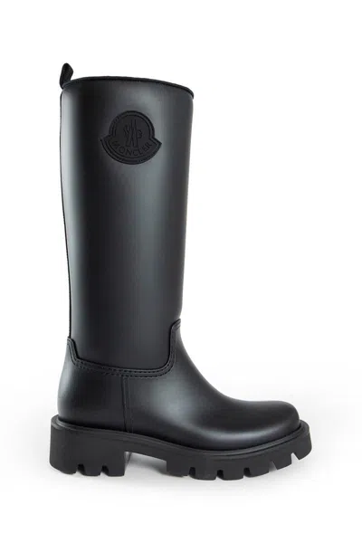 Moncler Boots In Black