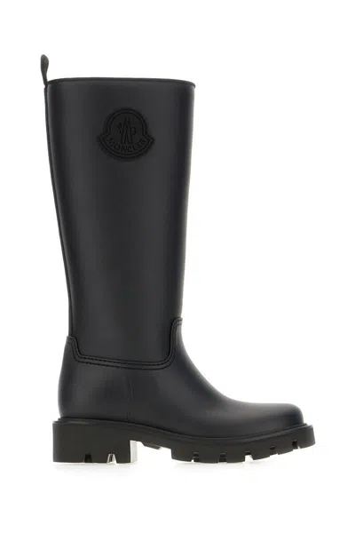 Moncler Boots In Black