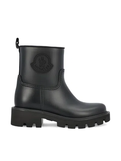 Moncler Boots In Black