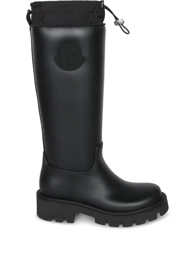Moncler Boots In Black