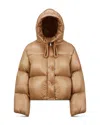 Moncler Borey 2-in-1 Nylon Down Jacket In Ivory