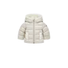 Moncler Doudoune À Capuche Bordée De Teddy Borgan In Gray