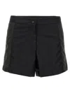 Moncler Born To Protect Capsule Shorts Bermuda And Short Black In Black