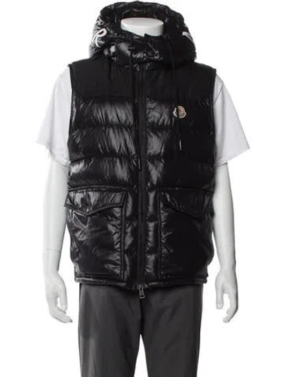 Pre-owned Moncler Born To Protect Vest In Black