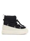 Moncler Monpulse Padded Shell Ankle Boots In Black