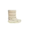 Moncler Round-head Short Boots In Beige