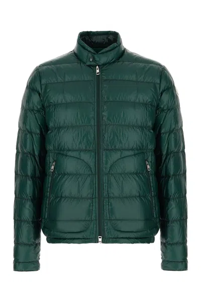 Moncler Nylon Acorus Down Jacket In Green
