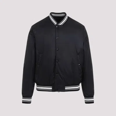Moncler Bouchet Reversible Padded Bomber Jacket In Black