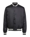 Moncler Reversible Bouchet Varsity Bomber Jacket In Black