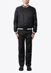 Moncler Bouchet Reversible Padded Bomber Jacket In Black