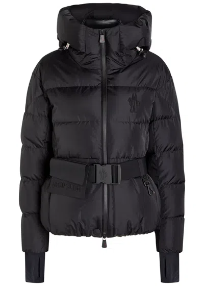 Moncler Grenoble Bouquetin Hooded Down Puffer Jacket In Black