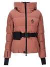 Moncler Bouquetin Belted Nylon Down Jacket