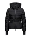 Moncler Bouquetin Padded Jacket Drawstring In Black